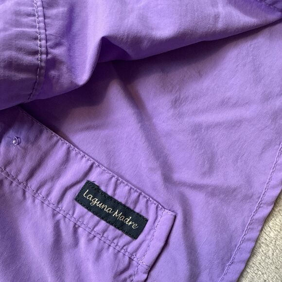 Magellan Outdoors Men’s XL Purple Vented Fishing Shirt Nylon Button-Up Wicking - Picture 5 of 9